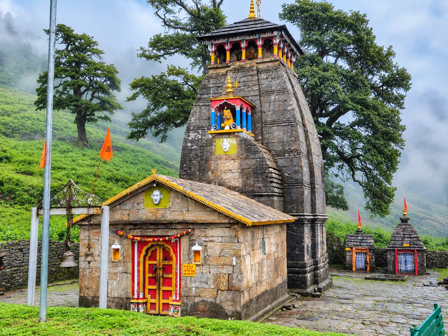 Madmaheshwar Temple in the Garhwal Himalayas